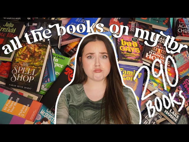 ALL 290 BOOKS ON MY TBR!!📚all my unread books!