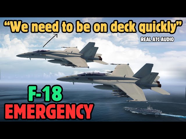 F-18 Declares EMERGENCY in MIDDLE of Sea | Diverts to St. Paul