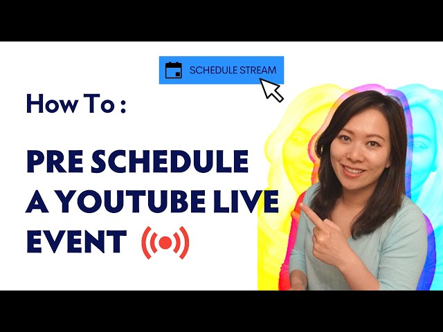 How to Schedule a YouTube Live Event #youtubelive #feisworld