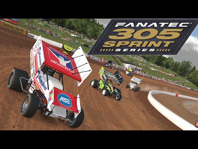 iRacing DIRTcar 305 Sprint Car at Lanier National Speedway | Season 1 2025