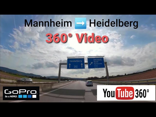 360 Video - Mannheim nach Heidelberg - GoPro Fusion