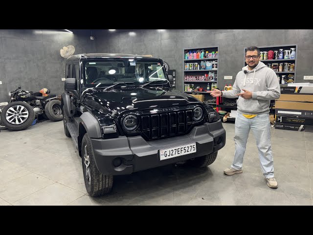 Mahindra Thar Roxx From Gujarat For Paint Protection Film | Detailing Store  | Bharat Car Detailing