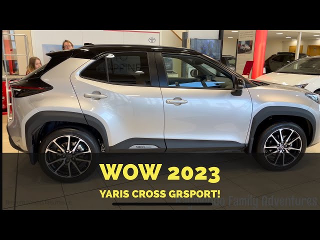 All new 2023 Toyota Yaris Cross GRsport Silver UK spec