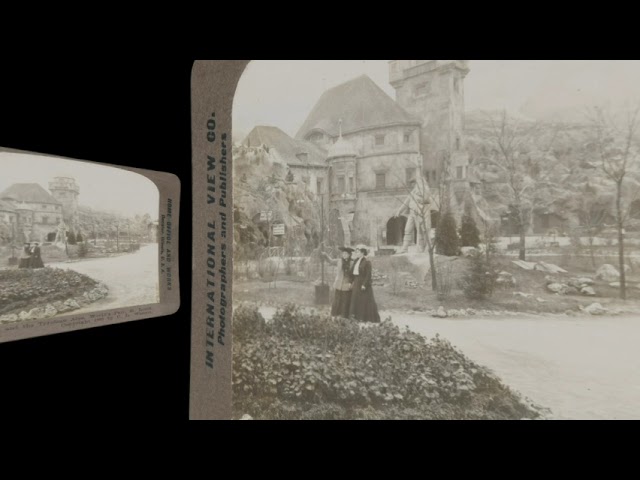 The castle and the Tyrolean Alps, World's Fair, St. Louis 1904 (VR 3D still-image)