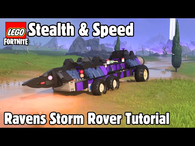 *New* RAVENS STORM ROVER Vehicle Tutorial in Lego Fortnite