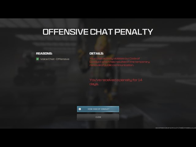 This somehow got me a 14 day voice ban in Warzone