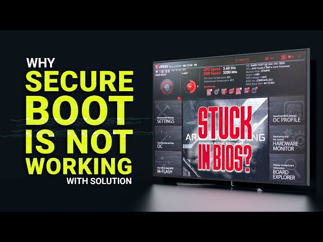 Why Secure Boot is not Working | After Enabling Secure Boot Windows is not Booting? Fix it NOW!