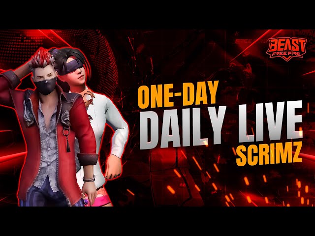 🔴LIVE NOW || 10-PM GROUP-A || ONE DAY SCRIM || BEAST FF || FREE FIRE PAKISTAN🔥🏆