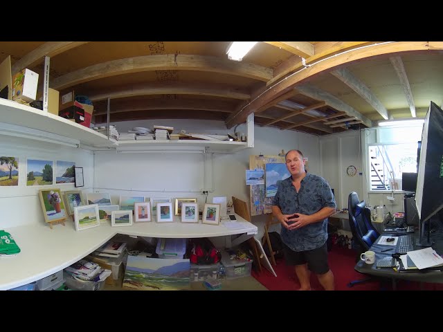 360 8k VR Life Footage Noosa Open Studios Rod Moore