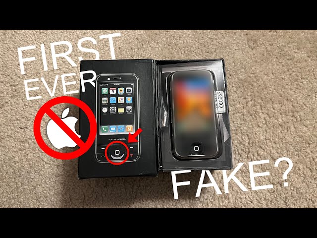 THE FIRST EVER FAKE IPHONE