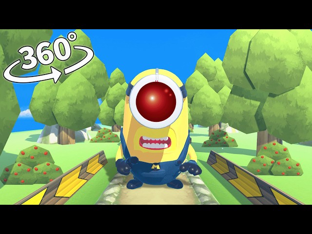 Mega Minions Mel chase you 360° VR