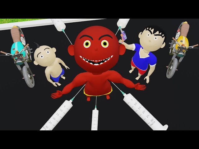 Chintu ko mila injection gun | Injection cartoon | Bittu Sittu Toons | CS Bisth Vines | Pagal Beta