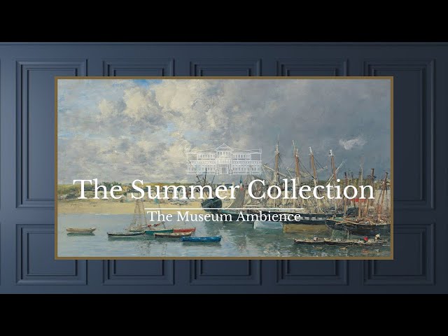 Summer Harbour Landscape • Vintage Art for TV • 2 hours of steady painting • The Summer Collection