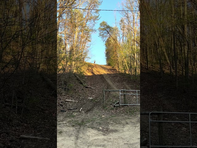 Bombing a hill on my old 450