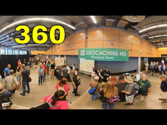 Geocaching HQ20 Celebrations: Raw Interactive 360 degree walkabout (Aug 20, 2022)