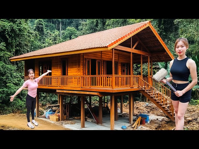 The Girl Renovating an Old Wooden House – Building a New Home for a Fresh Start