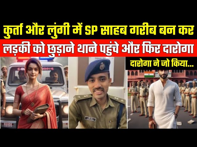 कुर्ता और लूंगी में SP साहब गरीब बनाकर लड़की को छुड़ाने थाने पहुंचे और फिर दरोगा ने जो किया...