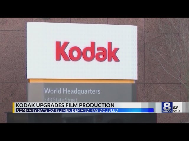 Kodak increases film production capacity to meet commercial, consumer demand