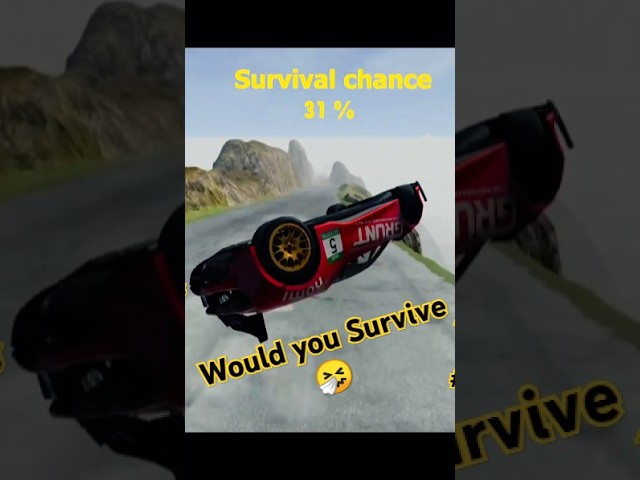 Survival chance #beamngdrive #viralshorts #shorts #ytshorts #gaming #youtube #trending #kids #comedy