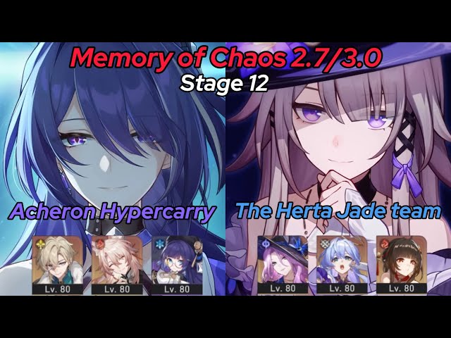 NEW Memory of Chaos 3.0 | Acheron Hypercarry & the Herta x Jade team