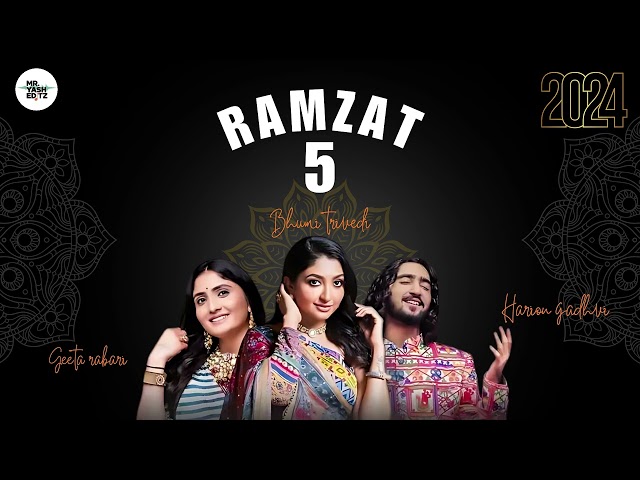 Ramzat 5 | Non Stop Garba 2024 | Bhoomi Trivedi, Geeta Rabari, Hariom Gadhavi | Mr. Yash Editz