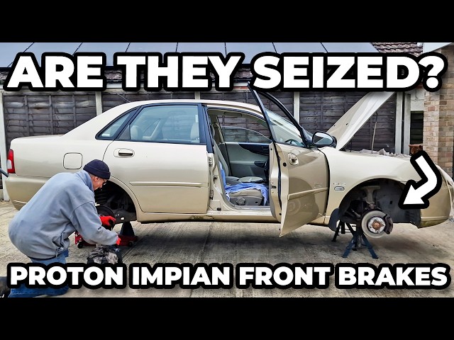 Proton Impian Front Brakes Overhauled & MORE MOT Problems Found