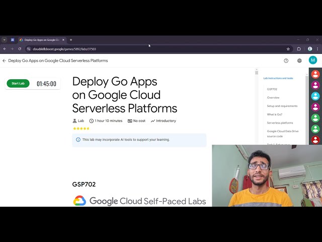 Deploy Go Apps on Google Cloud Serverless Platforms...The Arcade  Camp February  2025!!