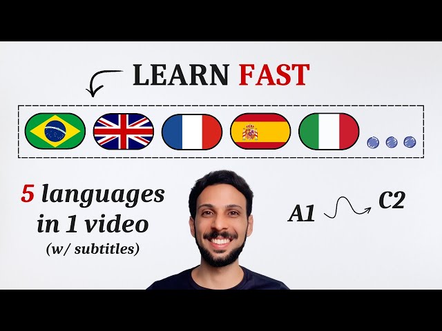 how to EASILY learn any language by yourself (my 5 steps)