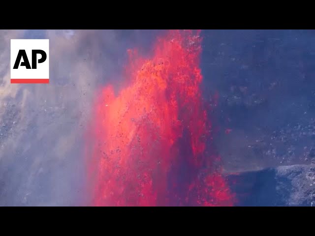 Hawaii's Kilauea volcano is spewing lava again