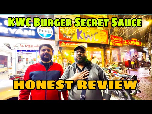 KWC Burgers Honest Review By Jugnoo Food | Secret Sauce Recipe Leak