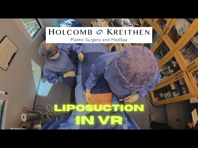 Liposuction in Virtual Reality 5K - 360° VR VIDEO - Plastic Surgery - Dr. Joshua Kreithen