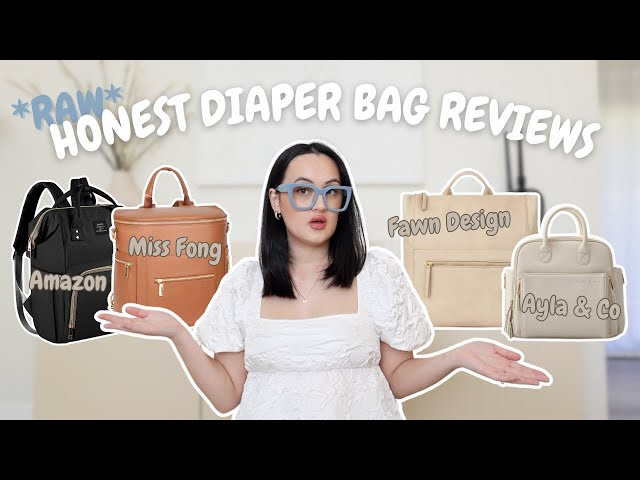 Comparing popular DIAPER BACKPACKS | What's in my diaper bag toddler mom edition