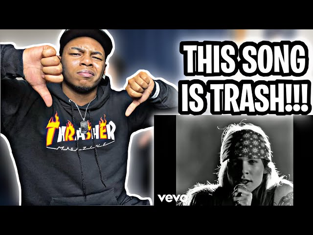 WORST ROCK SONG EVER!!! FIRST TIME HEARING Guns N' Roses - Sweet Child O' Mine | TEEN REACTS