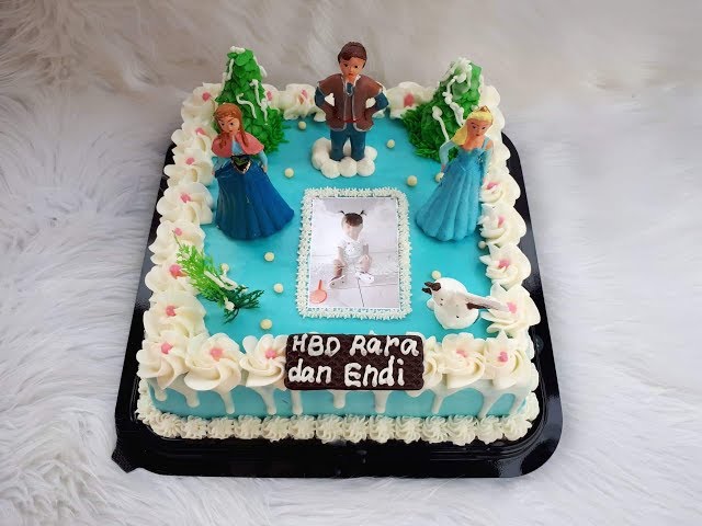 Cara membuat Kue Ulang Tahun Frozen-FROZEN BEAUTIFUL