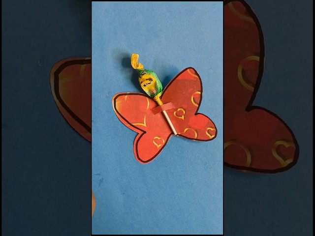 Amazing Butterfly Craft from candy, Creative Art and Work #butterfly #candy #trending #diy #shorts