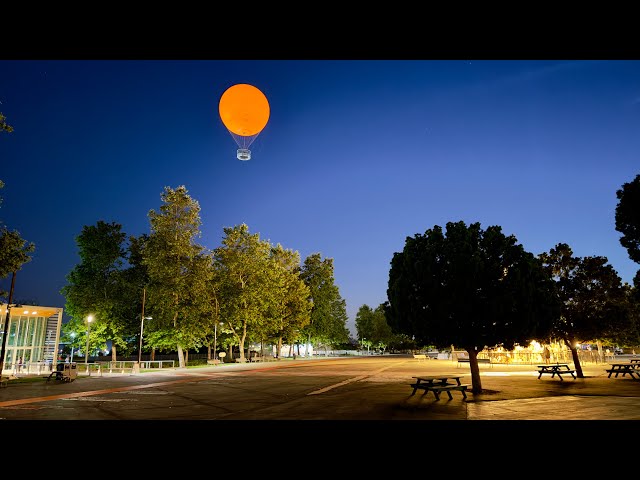 Great Park Helium Balloon — (TURN UP VIDEO QUALITY) — Irvine, CA - 360 Video