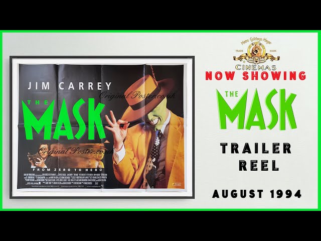 THE MASK (August 1994 MGM Cinema Trailer Reel) -- Home Cinema