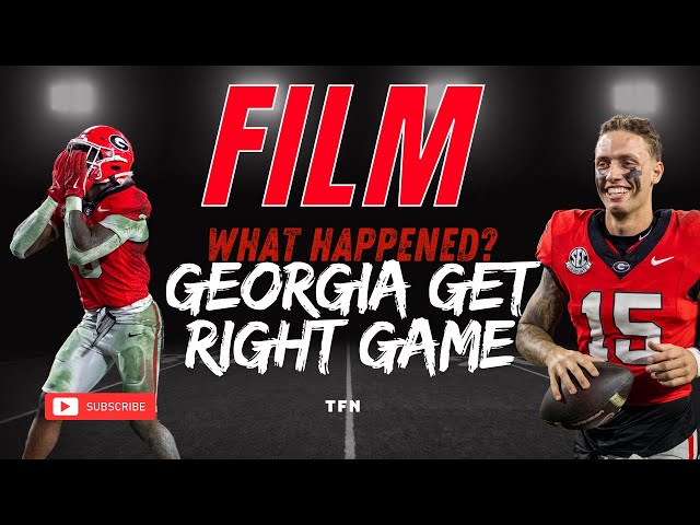 Tennessee vs Georgia Film Study | Georgia Bulldog Offense GETS RIGHT Finally