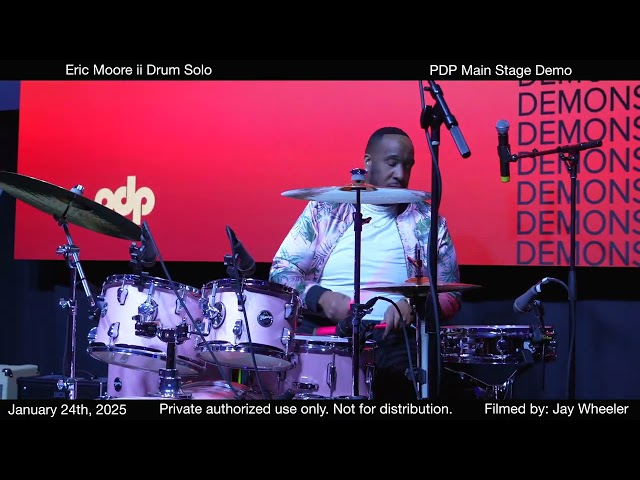 Eric Moore drum solo PDP Mainstage Demo