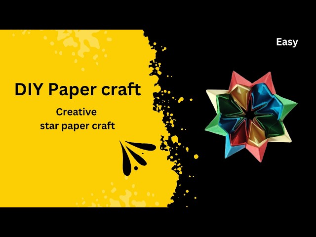 DIY Creative star paper craft | Origami