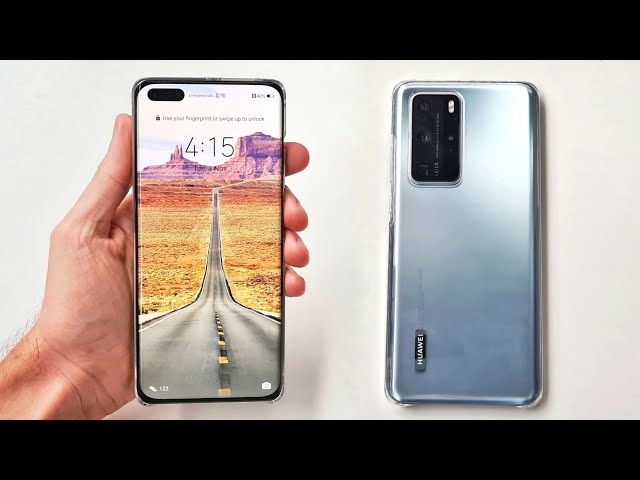 Huawei P40 Pro 5G smartphone + Original Clear Case unboxing 4K