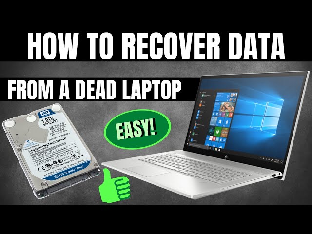 HOW TO RECOVER DATA FROM A DEAD LAPTOP (January 2025)