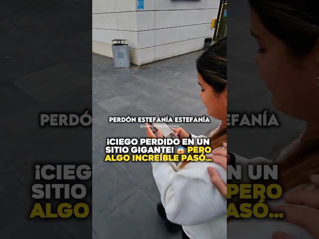 ¡Ciego perdido en un sitio gigante! Pero algo increíble paso…