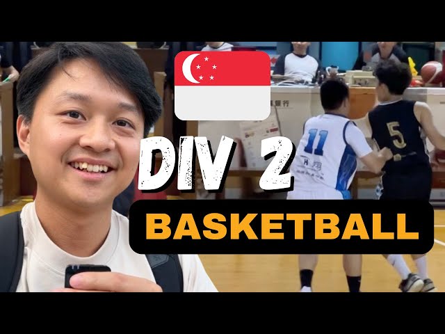 I watched 2nd BEST basketball league in Singapore