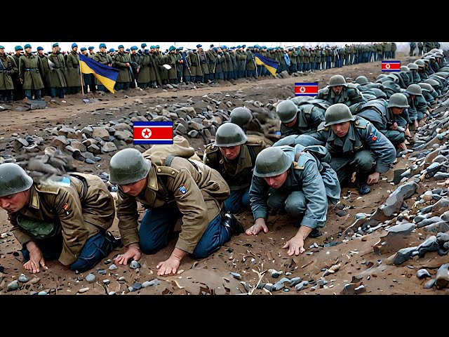 Today! North Korean troops tried to sneak into Ukrainian territory! Look what happened, Horrible!