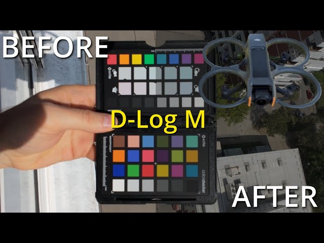 D-Log M Technical LUT for DJI Avata 2  - HDR & SDR