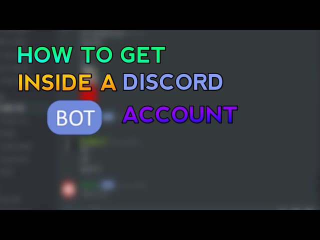 How to get inside a BOT ACCOUNT || Monifire