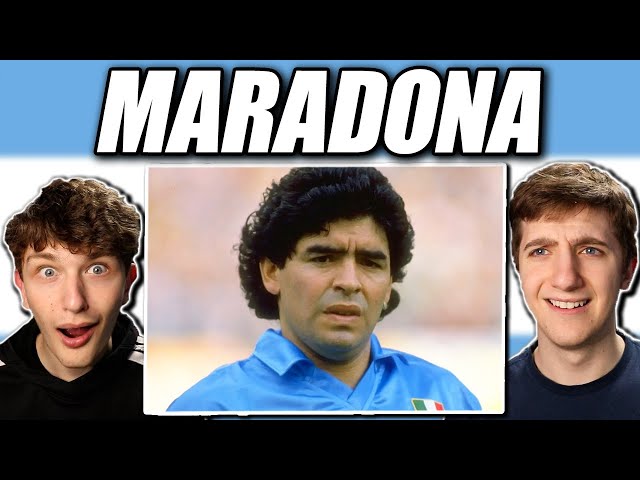 Americans FIRST Reaction to Maradona (20 Best Goals)