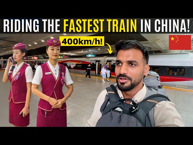 FASTEST Train Ride in World: Beijing-Shanghai! 🇨🇳 1200 kms in 4 hours!