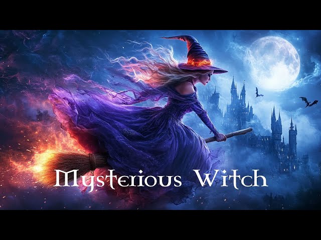 Flying With The Witch ☄️ Mysterious Music And Peaceful Moments 🌟 Witch Music